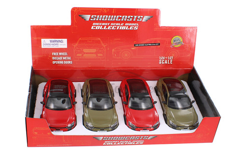 Box of 4 2022 Audi RS e-tron GT, Assortment - Showcasts 37907 - 1/25 Scale Diecast Model Toy Cars