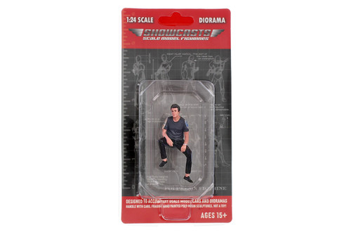Gentlemen's Club Figure 5, Gray/Black - Showcasts AD-24805 - 1/24 Scale Resin Diorama Figurine