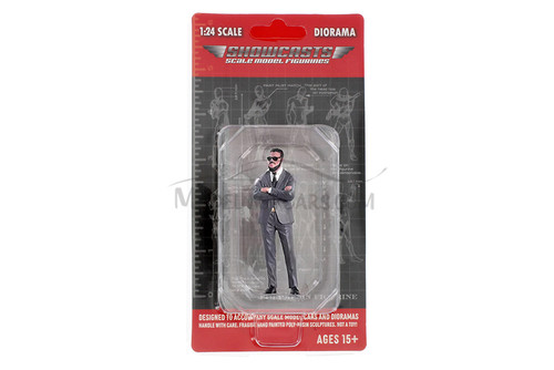 Gentlemen's Club Figure 2, Gray - Showcasts AD-24802 - 1/24 Scale Resin Diorama Figurine