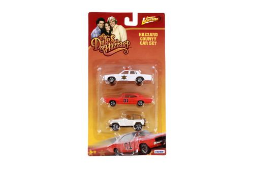 Hazzard County Car Set 2, The Dukes of Hazzard - Johnny Lightning 7068 - 1/64 Scale Model Cars