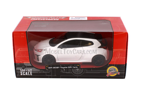 2021 Toyota GR Yaris, White - Showcasts 38909WT - 1/24 Scale
