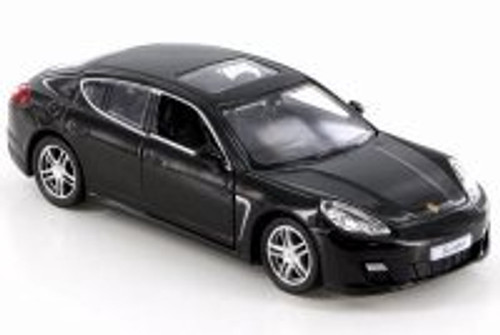 Porsche Panamera Turbo, Black - RMZ City 555002 - Diecast Model Toy Car