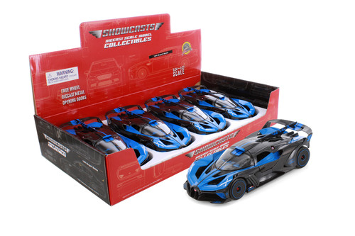 Bugatti Bolide, Blue/Black - Showcasts 37911 - 1/24 Scale Diecast Model Toy Car