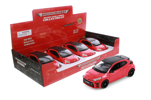 2021 Toyota GR Yaris, Red - Showcasts 37909 - 1/24 Scale Diecast Model Toy Car