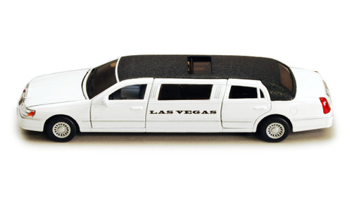 Las Vegas 1999 Lincoln Town Car Stretch Limousine, White, 7001WLV