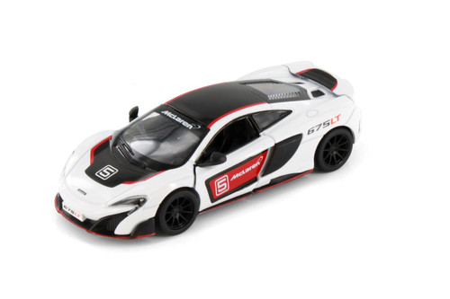 McLaren 675LT Hart Top, White - Kinsmart 5392DF/2 - 1/36 Scale
