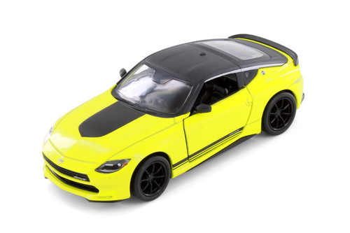 2023 Nissan Fairlady Z Customized Edition, Yellow - Kinsmart 5443D - 1/36 Scale Diecast Model Car