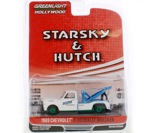 CHASE CAR Green Machine - 1969 Chevy C-30 Dually Wrecker, Starsky