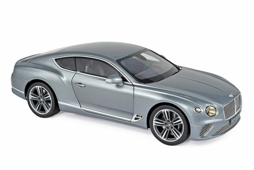 1/18 ベントレーカスタム 2018 Bentley Continental GT Hardtop, Metallic Gray - Norev 182780