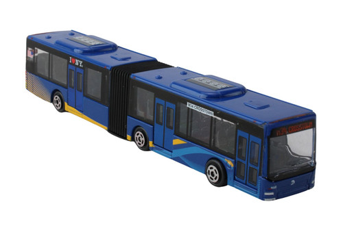 MTA New York City Articulated Bus Small, Blue - Daron RT8452-1 - 6" Scale Plastic Model Toy Car