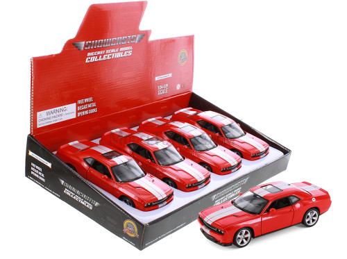 2013 Dodge Challenger SRT, Red - Showcasts® 24049/4D - 1/24 scale Diecast Model Toy Car