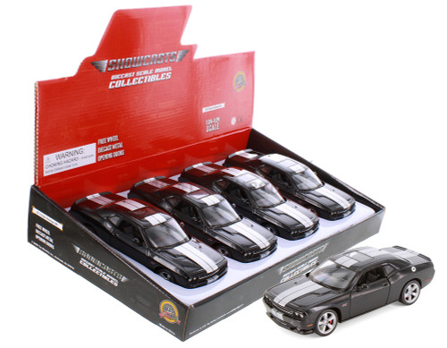 2013 Dodge Challenger SRT, Black - Showcasts® 24049/4D - 1/24 scale Diecast Model Toy Car