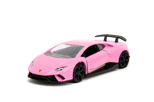 Lamborghini Huracan Performante Sports Car, Pink - Jada Toys 34661