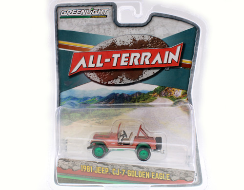 GREEN MACHINE 1981 Jeep  CJ-7 Golden Eagle, Russet Brown - Greenlight 35230C/48 - 1/64 scale Diecast Car