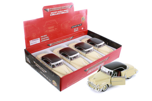 1950 Chevy Bel Air Hardtop, Yellow - Showcasts 77268D - 1/24 Scale Diecast Model Toy Car