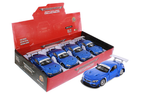 BMW Z4 GT3 Sports Car, Blue - Showcasts 68251/60D - 1/24 Scale