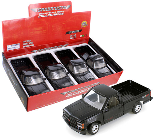 1992 Chevy® 454 SS™ Pickup Truck, Black - Showcasts® 77203BKD - 1/24 Scale Diecast Model Toy Car