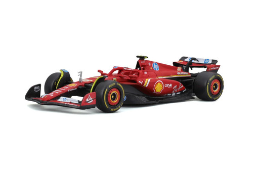 BBURAGO F1 ミニカー 1/18 フェラーリ SF-24 2024 Ferrari SF24, #55 Carlos Sainz - Bburago 18-36844/55 - 1/43
