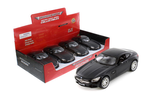 Mercedes-Benz AMG GT Hard Top Sports Car, Black - Showcasts 37134 - 1/24 Scale Diecast Model Toy Car