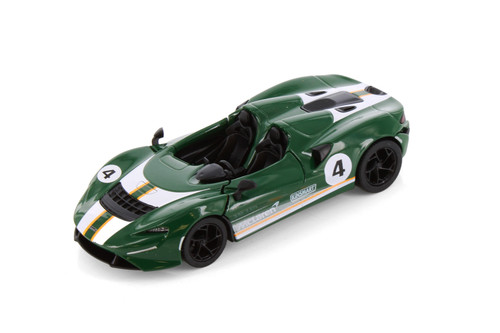 McLaren Elva Convertible Livery Edition, Green - Kinsmart 5462DF - 1/36 Scale Diecast Model Toy Car