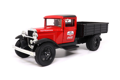 Coca-Cola 1931 Ford Pickup Model AA, Red - Motor City Classics 424022 - 1/24 Scale Diecast Model Toy Car