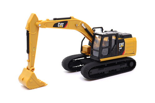 Caterpillar 320F L Hydraulic Excavator, Yellow/Black - Diecast Masters 84644CS - 1/64 Scale Diecast Model Toy Car