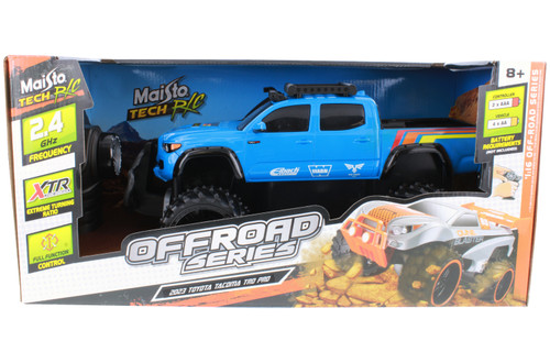 Off-Road 2023 Toyota Tacoma TRD Pro Pickup Truck, Blue - Maisto