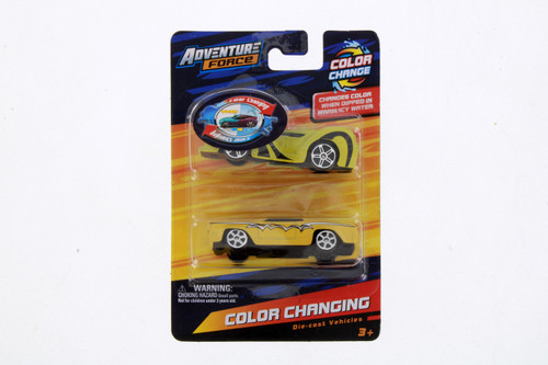 Adventure Force 2-Pack Rosewood/Nite Crawler Color Changing Assortment, Yellow - 15479 - 1/64 Scale Diecast Model Toy Car