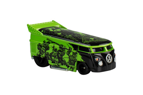 Volkswagen Drag Bus, Teenage Mutant Ninja Turtles - Mattel Hot Wheels HXD63956D - 3" Scale Diecast Model Toy Car