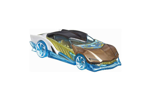 Namor, Wakanda Forever, Blue/Gold - Mattel Hot Wheels HHB74956G - 3" Scale Diecast Model Toy Car