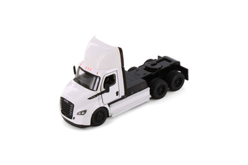 Freightliner eCascadia, White - Kinsmart 5466D - 1/60 Scale Diecast Model Toy Car