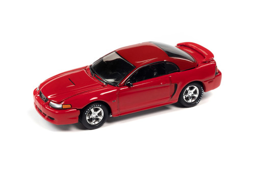 2003 Ford Mustang, Torch Red - Johnny Lightning JLCG026/48B - 1/64 Scale Diecast Model Toy Car