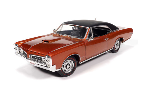 1966 Pontiac GTO Magazine Cover Car (July 2024), Copper Blaze - Auto World AMM1346 - 1/18 Scale Diecast Model Toy Car