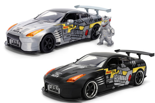 Mechagodzilla 2009 Nissan Skyline GT-R (R35) 2-Pack - Jada Toys