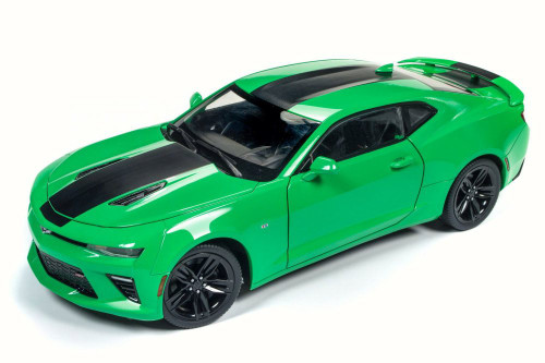 2017 Chevy Camaro SS, Green - Auto World AW244 - 1/18 Scale