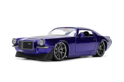 1971 Chevy Camaro Z28, Purple - Jada Toys 36592 - 1/24 Scale Diecast Model Toy Car