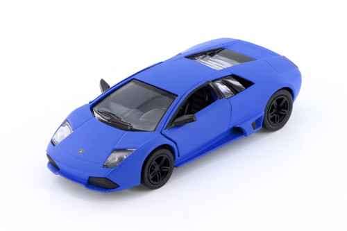 Lamborghini Murcielago LP640, Matte Blue - Kinsmart 5370/1D - 1/36 Scale Diecast Model Toy Car