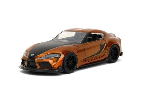 2020 Toyota Supra F9, Candy Orange w/Black Stripes - Jada Toys 35632 - 1/32 Scale Diecast Model Toy Car