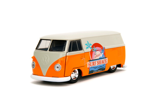 1961 Volkswagen Bus "Stitch's Surf Shack", Disney Stitch - Jada Toys 36144 - 1/32 Scale Diecast Model Toy Car