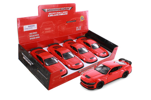 2024 Ford Mustang Dark Horse, Red - Showcasts 37925 - 1/24 Scale Diecast Model Toy Car
