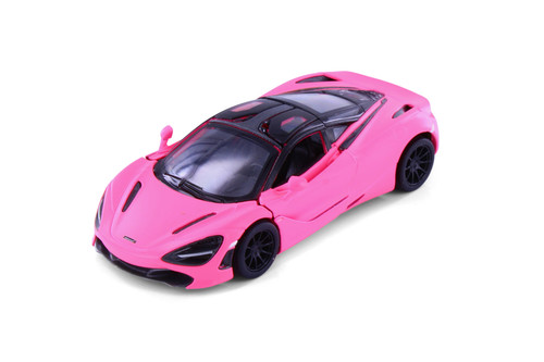 McLaren 720S Hardtop, Matte Pink - Kinsmart 5403DPK - 1/36 Scale Diecast Model Toy Car