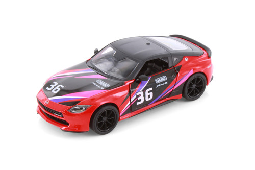 Nissan Fairlady Z Customized Livery Edition, Red/Black - Kinsmart