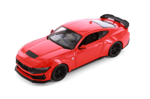 2024 Ford Mustang Dark Horse, Red - Maisto 32925R - 1/24 Scale Diecast Model Toy Car