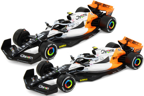 2023 McLaren MCL60 F1 "Monaco GP" 2-Pack, #81 Piastri & #4 Norris - Showcasts 68210D - 1/24 Scale Diecast Model Toy Car