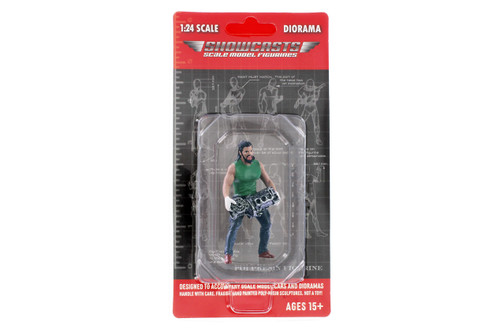 "Muscle Mechanics" Figure #5, Green/Blue - Showcasts AD-25205 - 1/24 Scale Resin Diorama Figurine