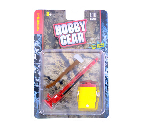 Hobby Gear Axe/Jack/Cooler, Asssortment - Phoenix 15103 - 1/10 Scale Diorama Accessory