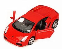 Lamborghini Gallardo Sports Car, Red - Kinsmart 5098D - 1/32 scale Diecast Model Toy Car