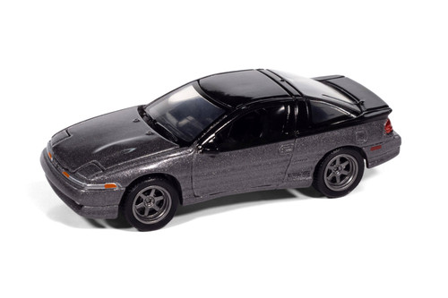1991 Eagle Talon Tsi, Medium Quartz Gray - Auto World AW64512/48B - 1/64 Scale Diecast Model Toy Car