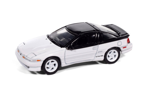 1991 Eagle Talon Tsi, Bright White - Auto World AW64512/48A - 1/64 Scale Diecast Model Toy Car