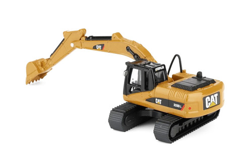 Caterpillar 320D L Hydraulic Excavator, Yellow/Black - Diecast Masters 84663CS - 1/87 Scale Diecast Model Toy Car